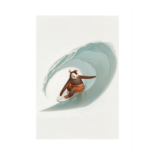 "Tube Dreams" - A Penguin's Guide to Perfect Waves
