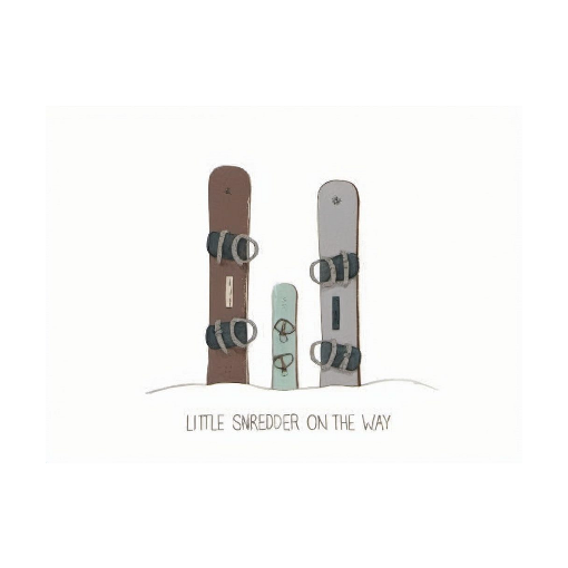 "Little Shredder on the Way" - A Boarding Announcement