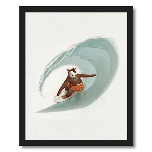 "Tube Dreams" - A Penguin's Guide to Perfect Waves