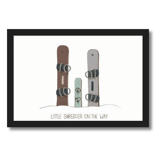 "Little Shredder on the Way" - A Boarding Announcement