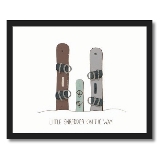 "Little Shredder on the Way" - A Boarding Announcement