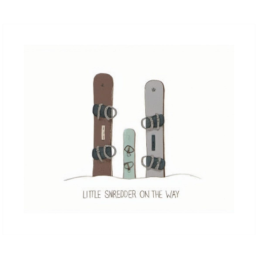 "Little Shredder on the Way" - A Boarding Announcement