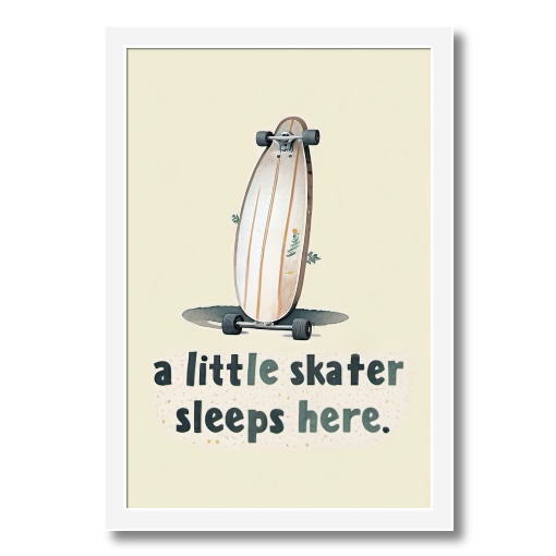 "Little Skater Sleeps Here" - A Sweet Slumber