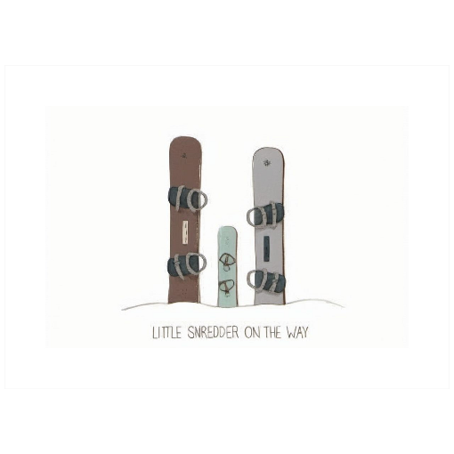 "Little Shredder on the Way" - A Boarding Announcement