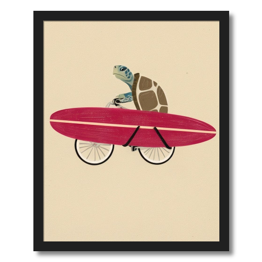 "Shell We Surf?" - A Turtle's Guide to Waves
