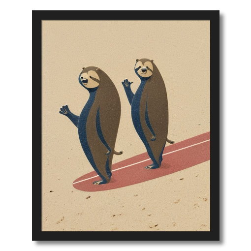 "Hang Ten, Hammy & Barry!" - A Slothful Stroll