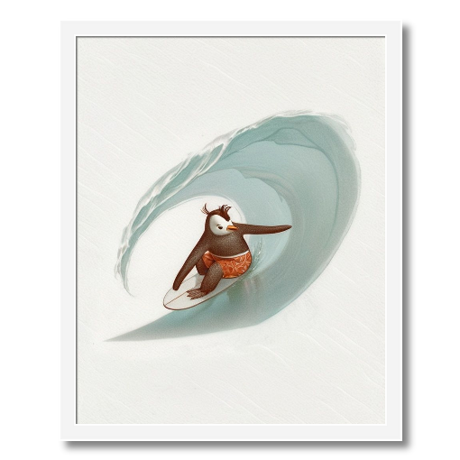 "Tube Dreams" - A Penguin's Guide to Perfect Waves