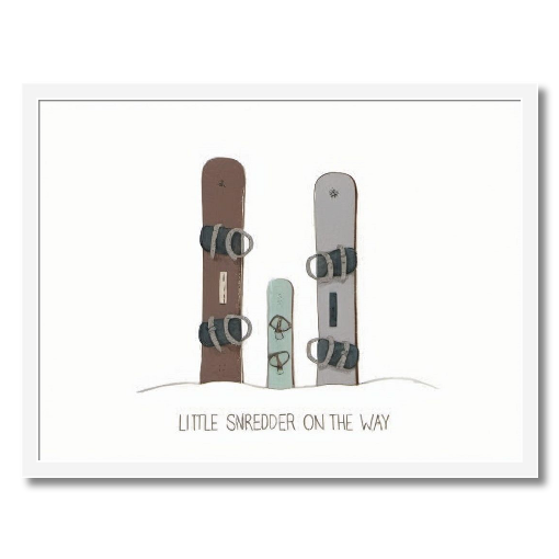 "Little Shredder on the Way" - A Boarding Announcement