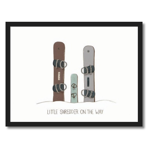 "Little Shredder on the Way" - A Boarding Announcement