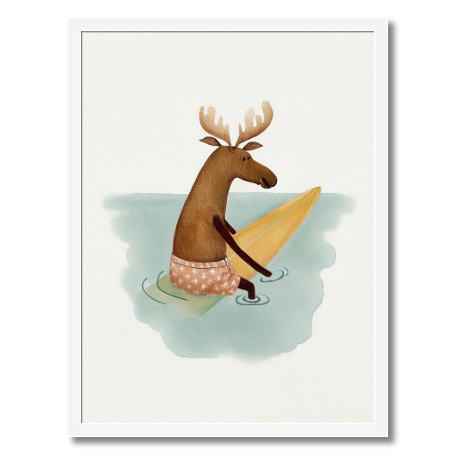 "Moose on the Loose" - A Wildly Refreshing Print