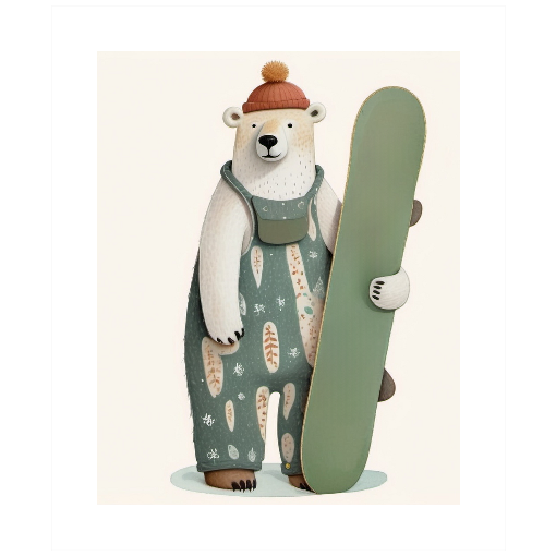 "Snow Much Fun" - A Cool Character Art Print