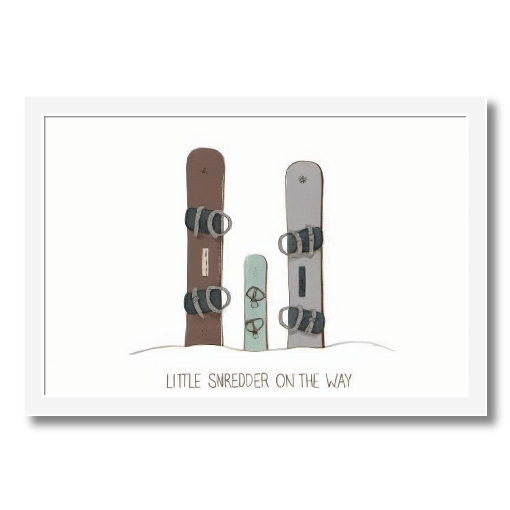 "Little Shredder on the Way" - A Boarding Announcement