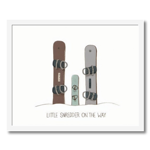 "Little Shredder on the Way" - A Boarding Announcement