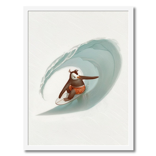 "Tube Dreams" - A Penguin's Guide to Perfect Waves