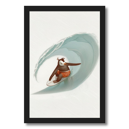 "Tube Dreams" - A Penguin's Guide to Perfect Waves