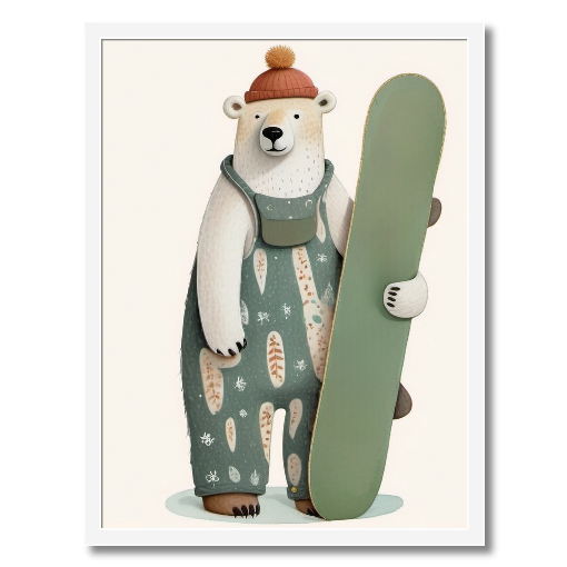 "Snow Much Fun" - A Cool Character Art Print